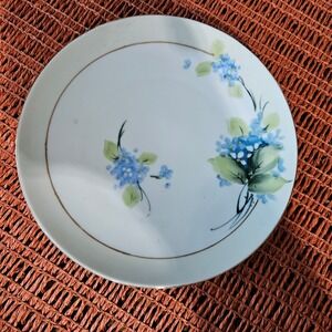 Antique Nippon Hand Painted Floral Plate 6.5"